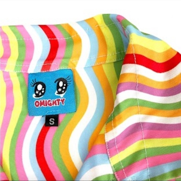 OMighty Rainbow Squiggly Shirt Small - Picture 8 of 13
